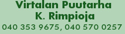 Virtalan Puutarha K. Rimpioja logo